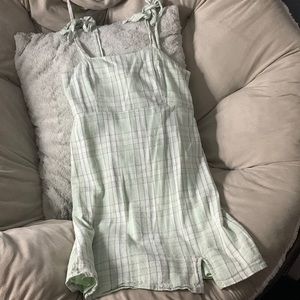 plaid dress